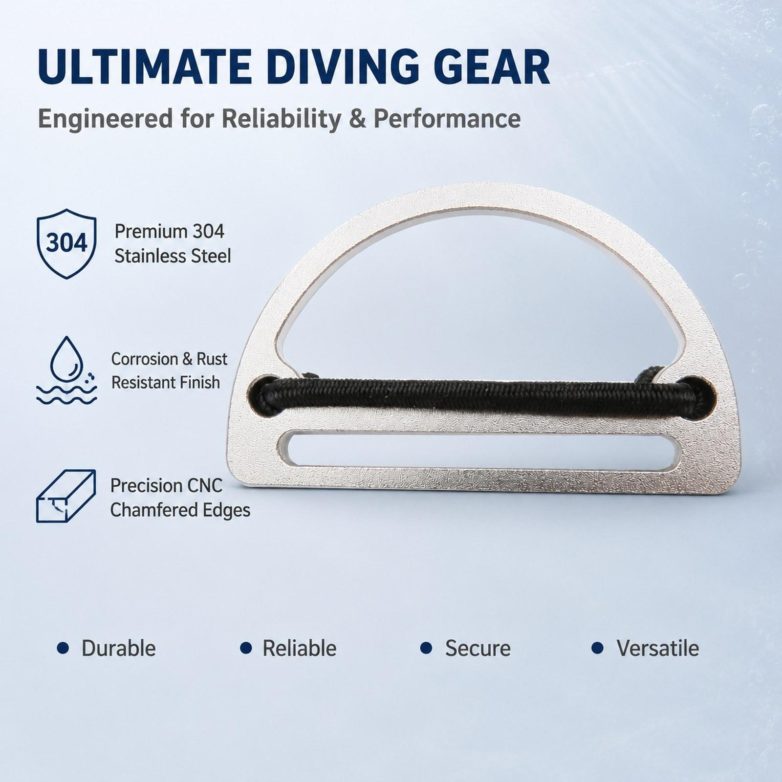 Scuba Weight Belt Keeper Buckl - D Ring Strap ulasan dan harga