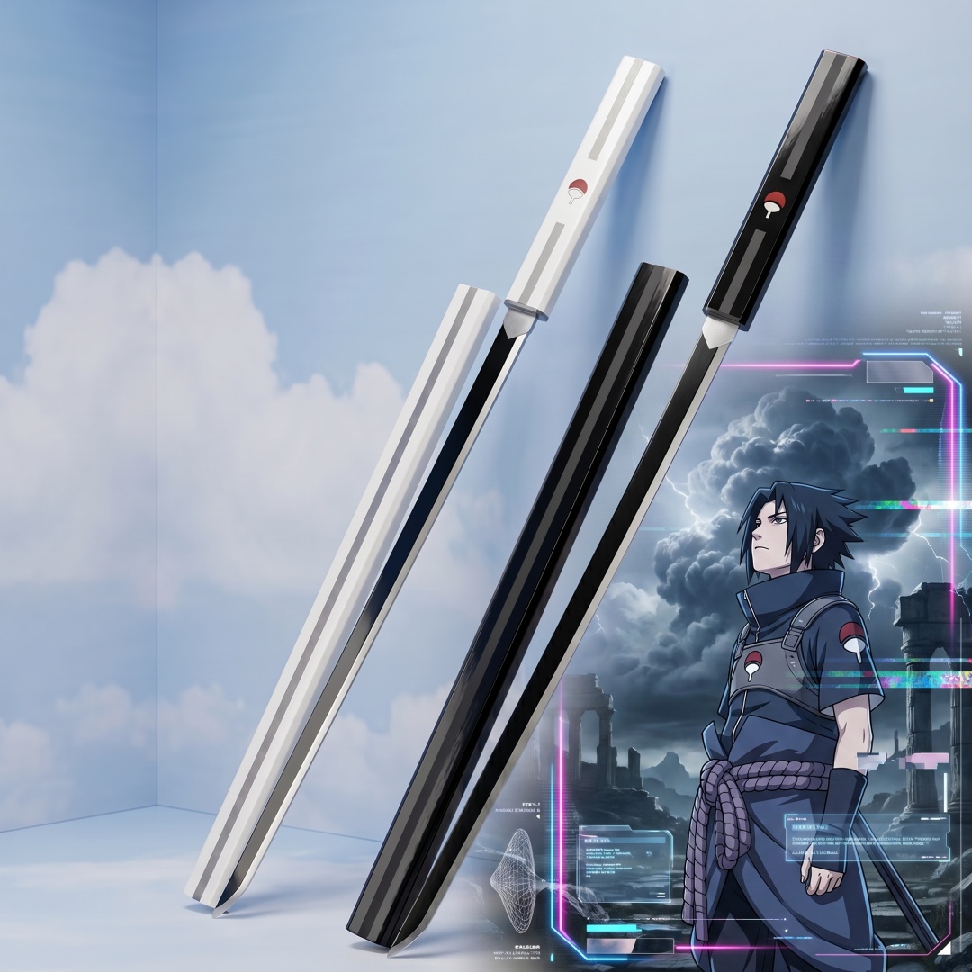 35.4inch Naruto Uchiha Sasuke  - Cosplay Prop Dagger ulasan dan harga