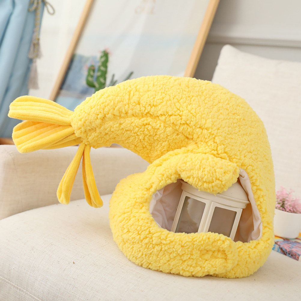 1Pcs Fried Shrimp Hat Fashiona - Easy Cosplay Prop ulasan dan harga