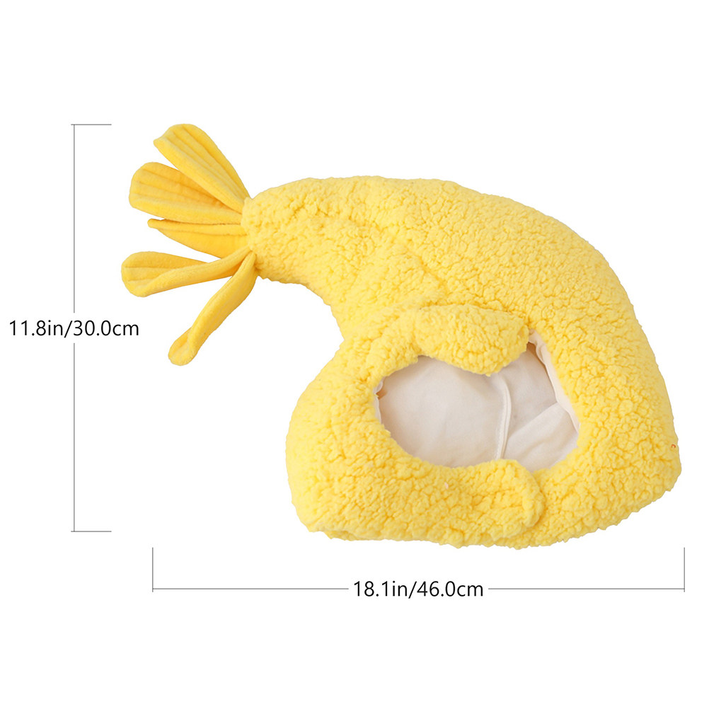 1Pcs Fried Shrimp Hat Fashiona - Easy Cosplay Prop ulasan dan harga