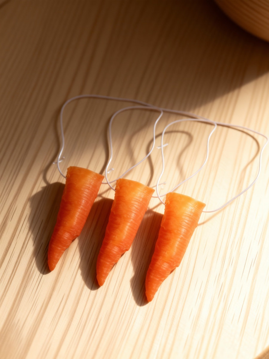 3Pcs Premium Vinyl Carrot Nose - Easy Cosplay Prop ulasan dan harga