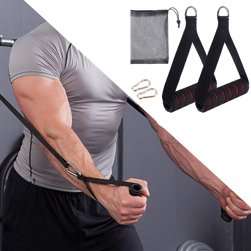 1Set D-Ring Metal Gym Handles  - D Ring Strap ulasan dan harga