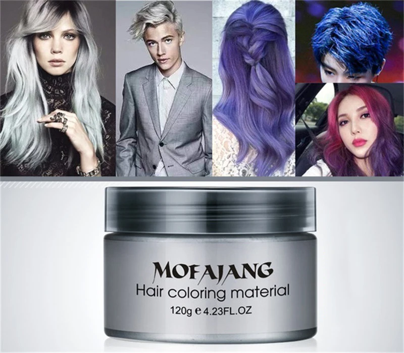1pcs Mofajang Hair Color Wax P - Hair Spray Color ulasan dan harga