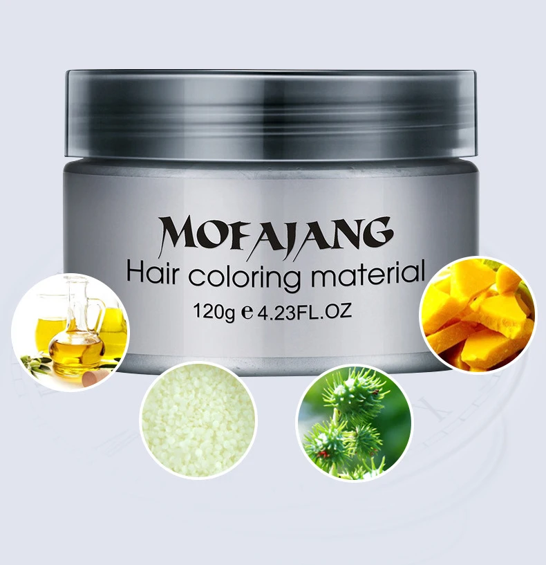 1pcs Mofajang Hair Color Wax P - Hair Spray Color ulasan dan harga